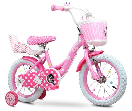 Розовый велосипед для девочки